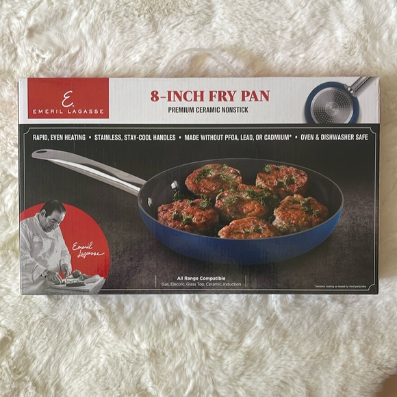 New in original box 8-inch premium ceramic nonstick fry pan with stay-cool handβ - Picture 3 of 9